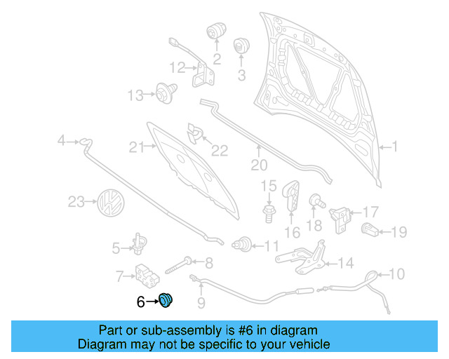 Support Rod Isolator 171-823-395 - View 2