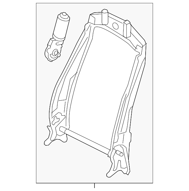 Seat Back Frame 5C6-881-046-G - View 8