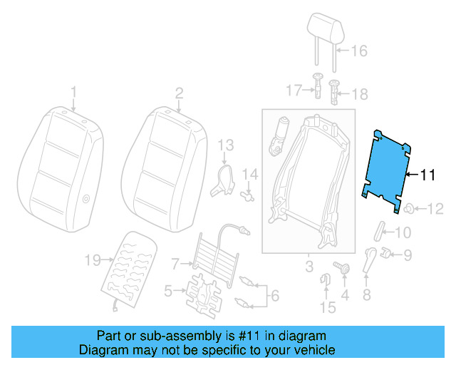 Seat Back Panel 5N0-881-989-D - View 18
