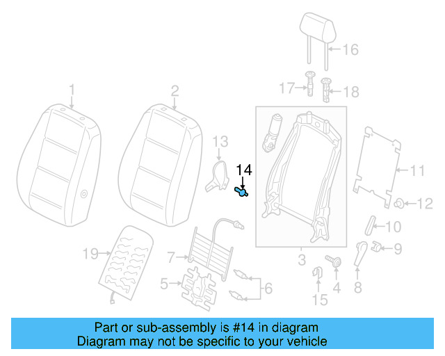 Seat Cushion Heater 561-963-555-D - View 7