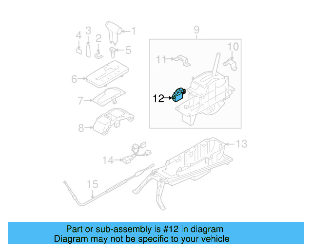 Shift Interlock Solenoid 8E0-927-353-A - View 2