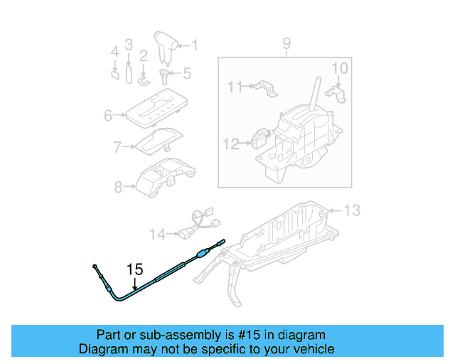 Control Cable 7L6-713-265-B