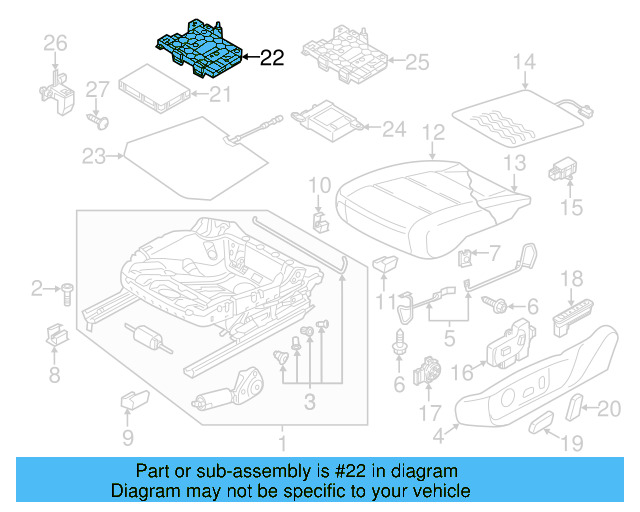 Seat Cushion Pad 561-881-375-G - View 7