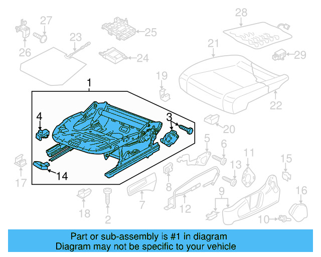 Seat Frame 5C6-881-106-Q - View 15