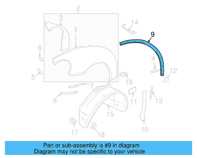 Beading 1C0-821-702-A - View 5