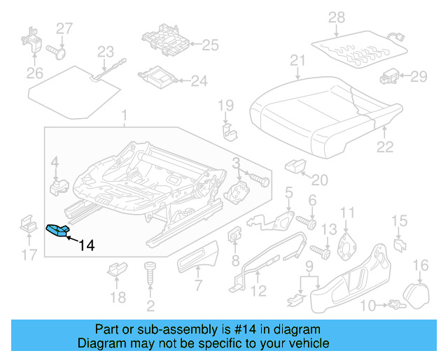 Adjust Knob 3C0-881-254-A-9B9 - View 12
