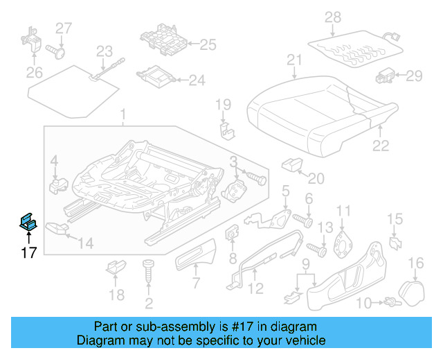 Track End Cover 8E0-881-347-E-9B9 - View 40