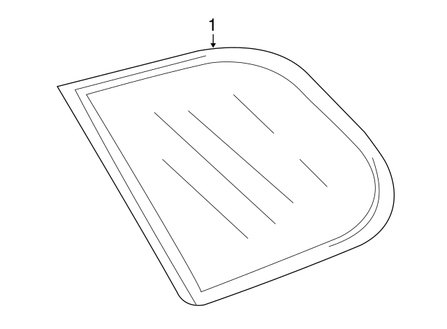 Quarter Glass 1K9-845-297-BA
