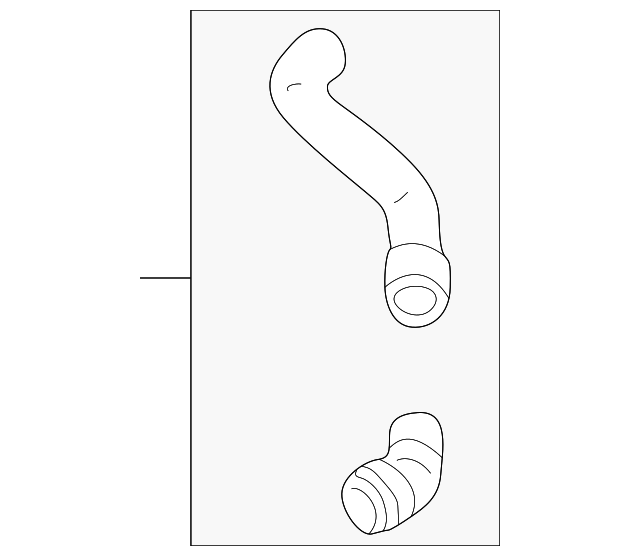Upper Hose 1J0-122-101-AP - View 2