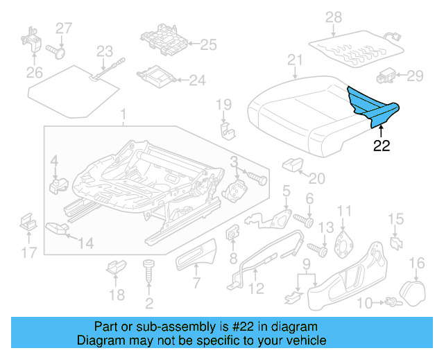 Seat Cushion Pad 561-881-376-G