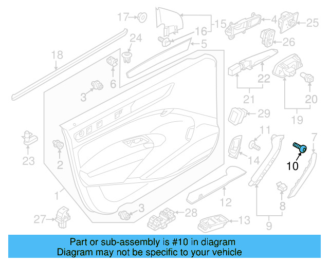Pull Handle Bolt N-907-321-03 - View 9