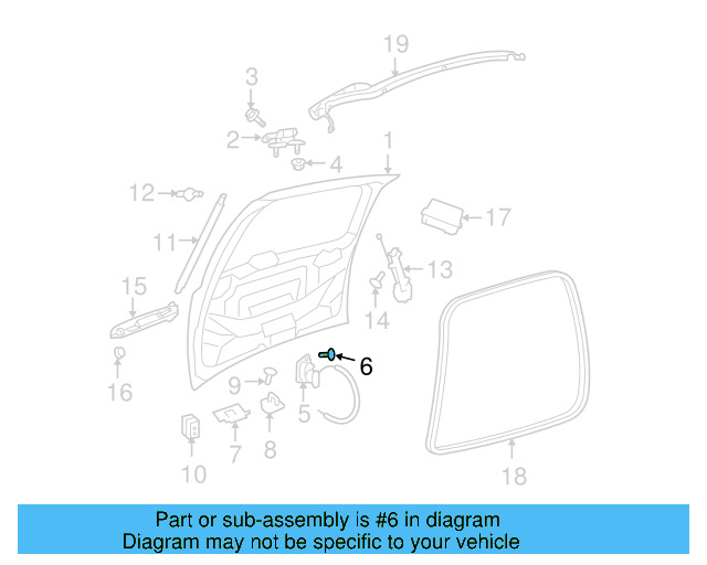 Latch Screw WHT-004-422 - View 2
