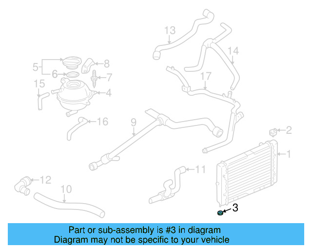 Radiator Mount Bracket 1HM-121-267-E