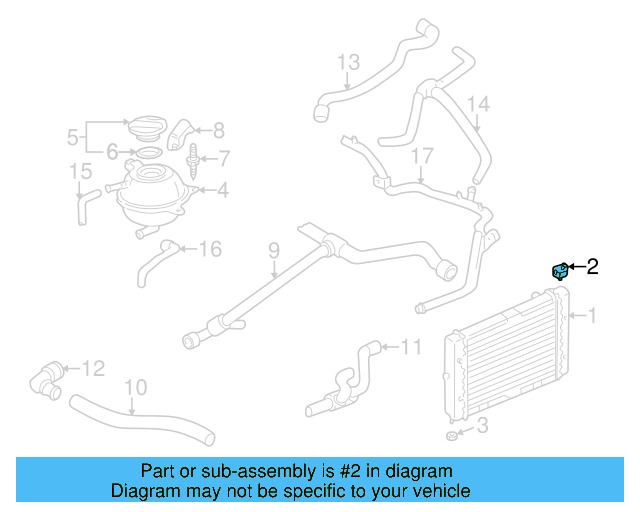 Radiator Mount Bracket 1HM-121-267-F - View 3