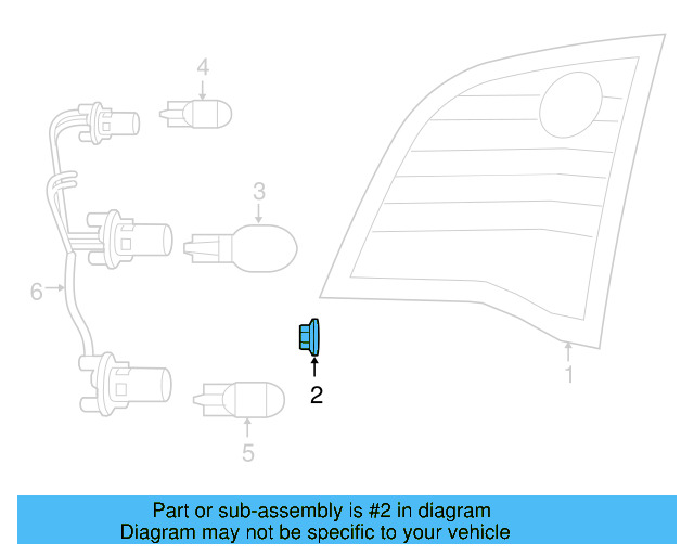 Combo Lamp Nut WHT-004-688 - View 3