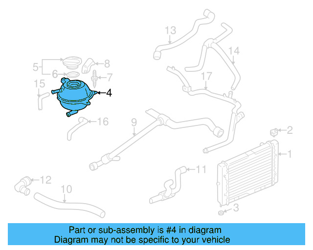 Reservoir 1H0-121-407-C - View 3