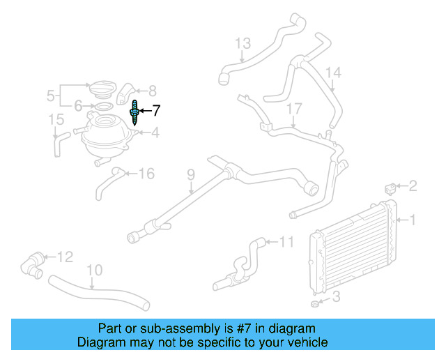 Reservoir Screw N-906-140-01 - View 5