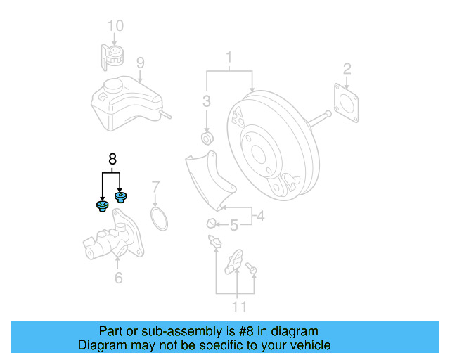 Master Cylinder Plug 357-611-817 - View 60