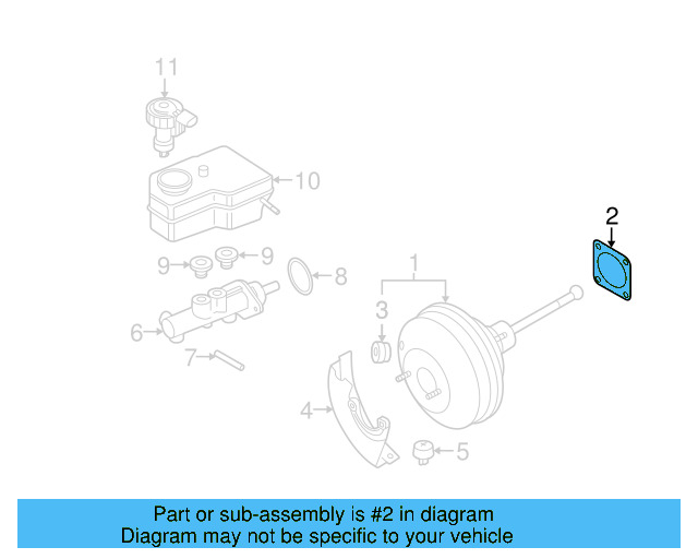 Booster Assembly Gasket 6Q0-612-161 - View 22