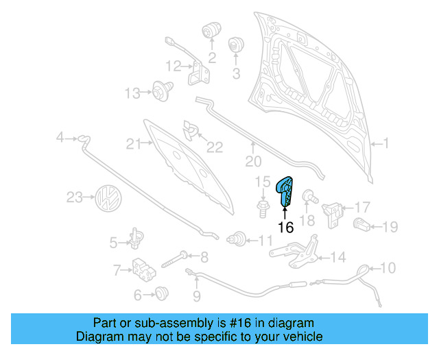 Handle 3G0-823-533-82V - View 25