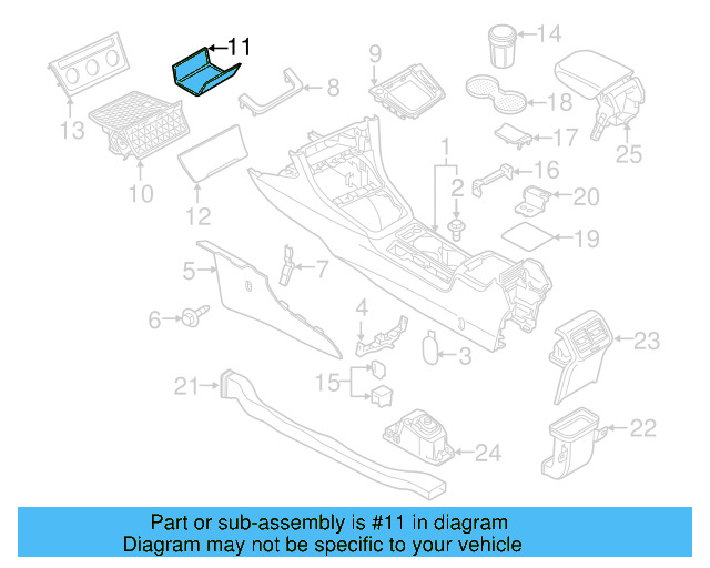 Storage Tray Insert 5G1-863-328-C-82V - View 5