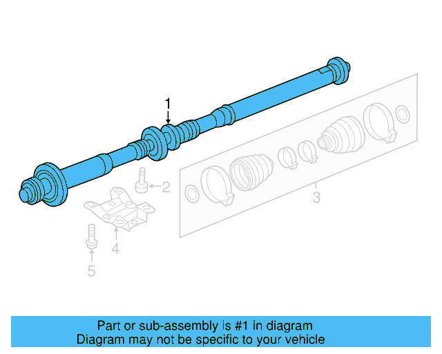 Drive Shaft 7P0-521-102-T - View 5