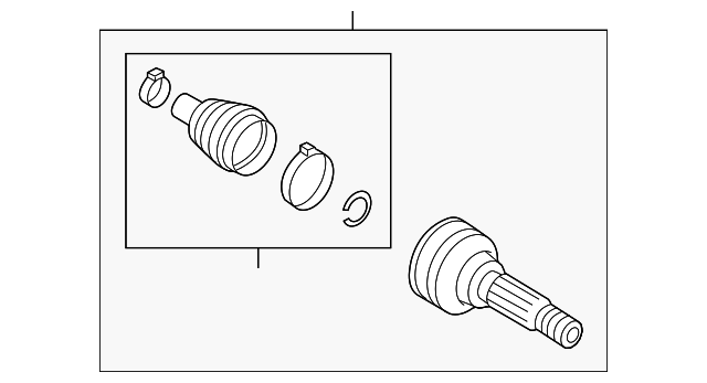 Outer Joint 7P0-598-099-B - View 3