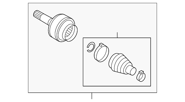 Inner Joint 7P0-598-103-G - View 2