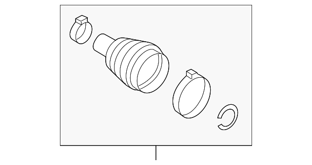 Cv Joint Boot Kit 7P0598201A