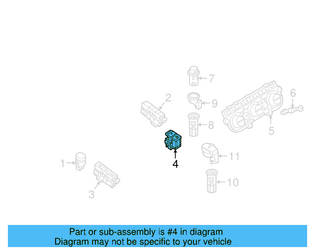 Prk Brake Switch 5G0-927-225-D-WZU - View 9