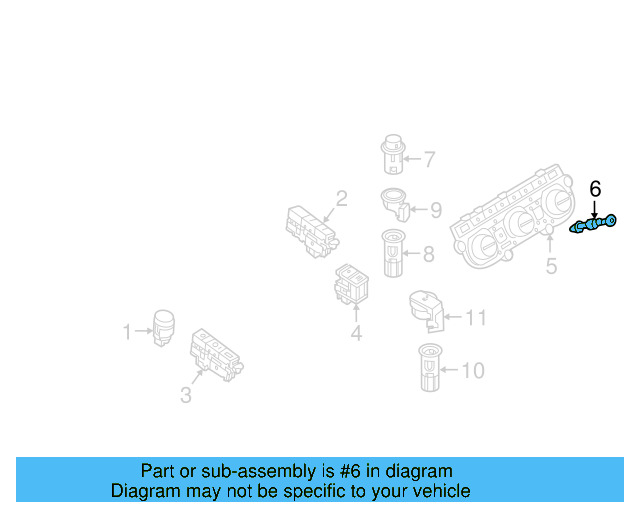 Heater Control Rivet 3G0-807-300 - View 10