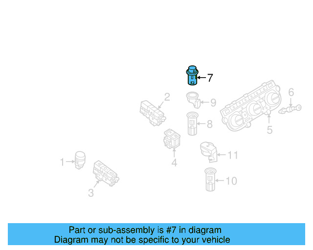 Cigarette Lighter Element 1J0-919-307-9B9 - View 62
