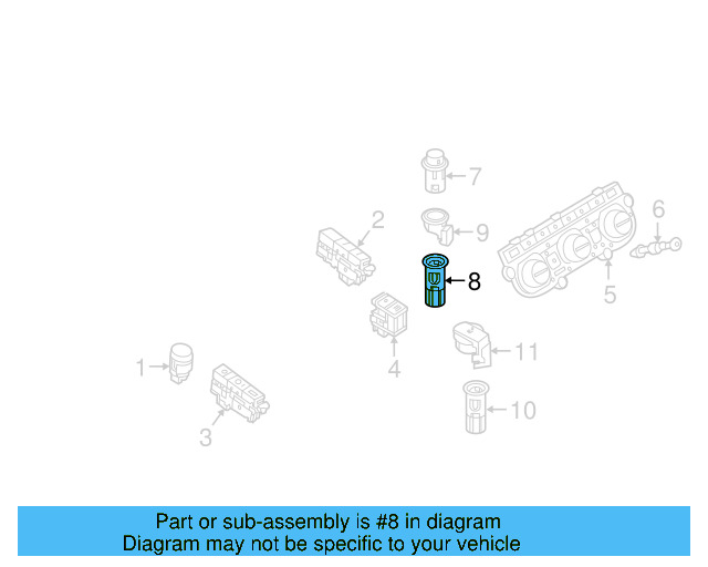 Power Outlet 1K0-919-309 - View 36