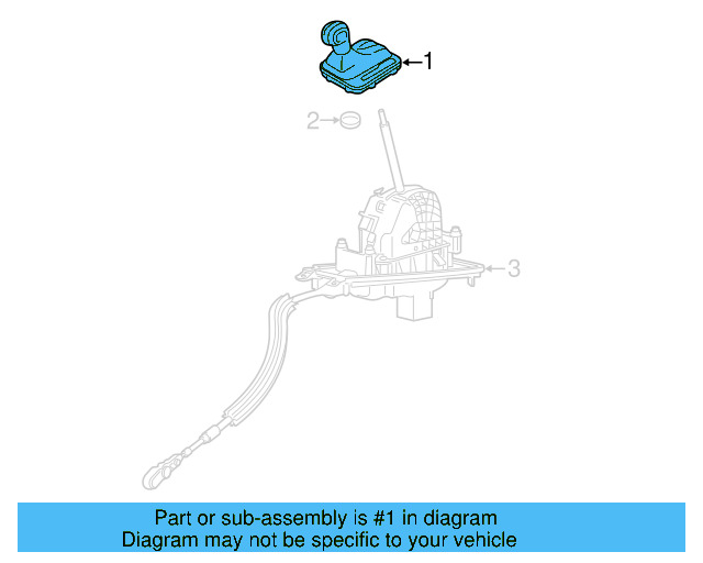 Shift Knob 7P1-713-203-G-TVJ