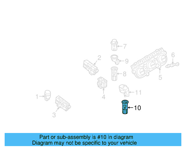 Power Outlet 1K0-919-309 - View 98