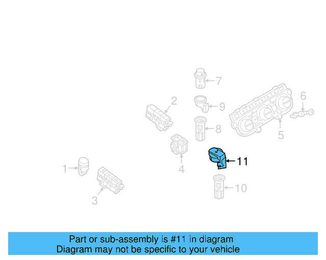 Power Outlet Cap 1K0-919-341-J-9B9 - View 40