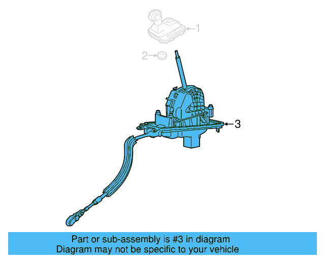 Gear Shift Assembly 7P1-713-025-D - View 6