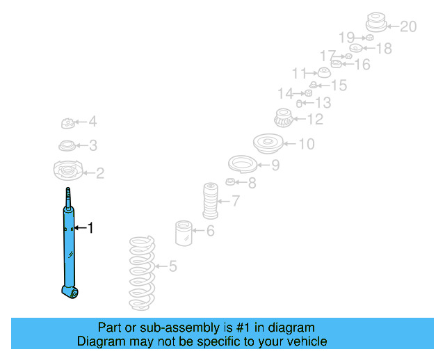 Shock Absorber 1HM-513-031-E