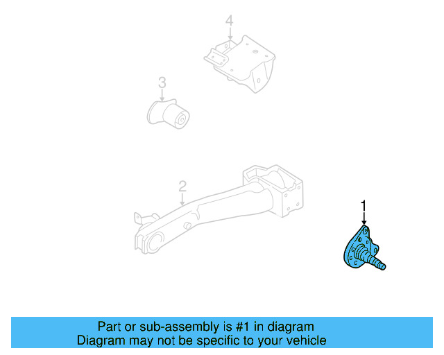Stub Axle 333-501-118 - View 2