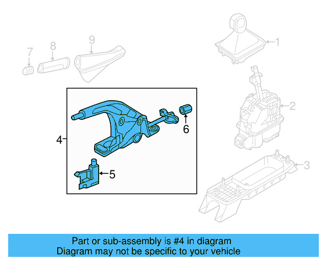 Lever Assembly 5G0-711-303 - View 14