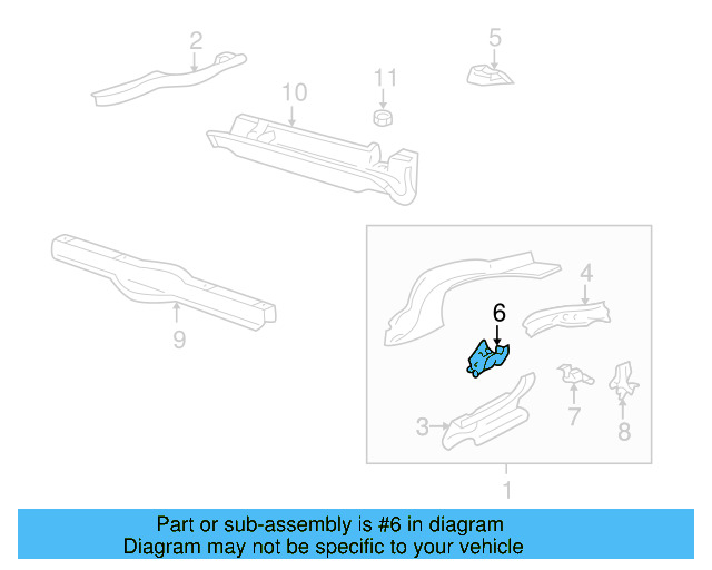 Axle Support 1H0-803-514 - View 4