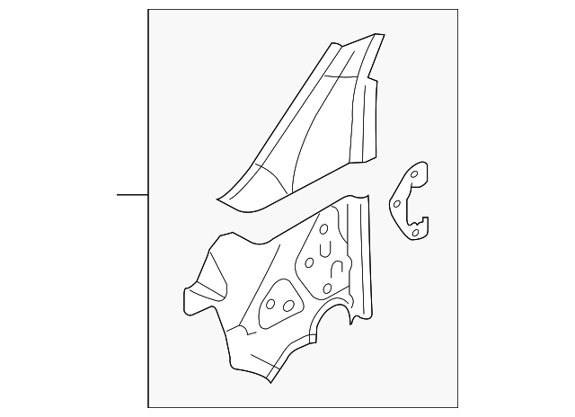 Inner Hinge Pillar 1K6-802-126-A