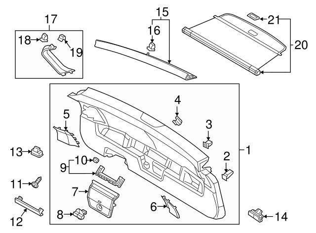 Luggage Lamp 3G0-947-101-A - View 67