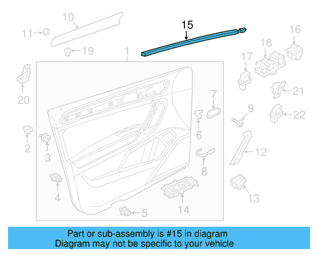 Belt Weather 5NA-837-479-5AP - View 4