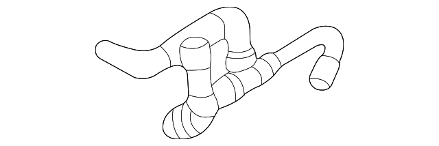 Engine Coolant Hose 1J0-122-101-AR - View 3