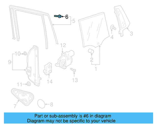 Window Channel Clip 5G0-837-732-A - View 15