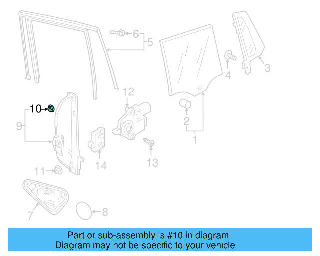 Window Regulator Nut N-904-560-02 - View 27