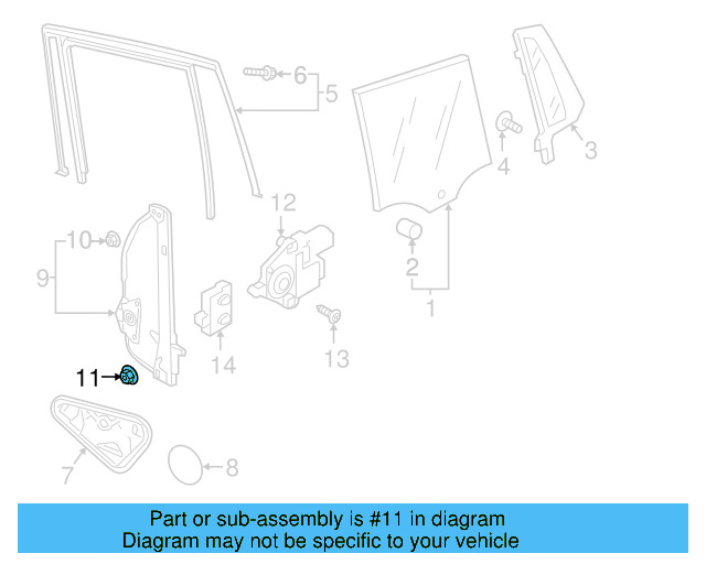 Window Motor Bolt 8Z0-837-691-C - View 31