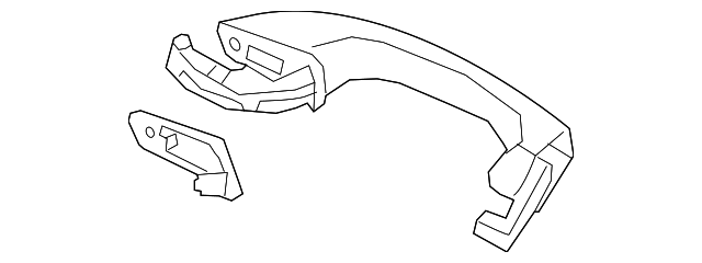 Handle, Outside 5NN-837-205-B-GRU - View 3