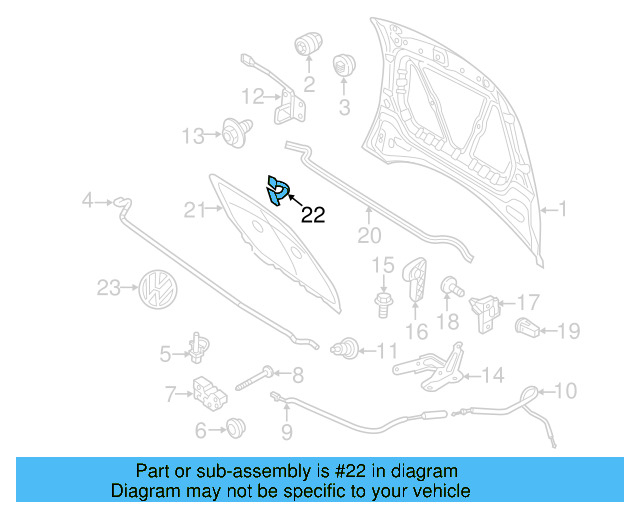 Insulator Clip 8E0-863-727-A